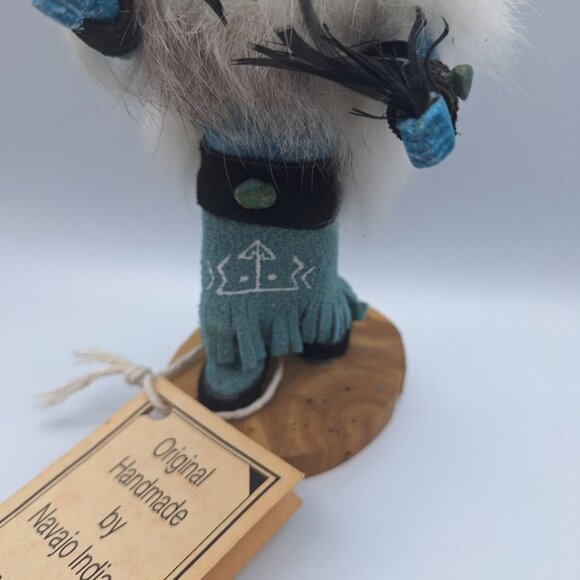 Kachina Doll Handmade Zuni Rain Priest Navajo Indians NativeAmerican Art 7 Inch - Picture 13 of 16
